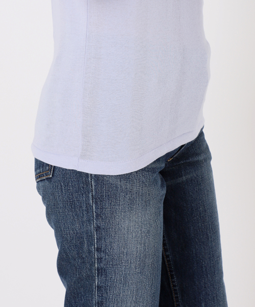 Charles Chaton（シャルルシャトン）の「【Robert P.Miller/ロバート・ピー・ミラー】sheer prib turtle L/S tee（Tシャツ/カットソー・レディース・ホワイト/ピンク/サックスブルー・FREE）」の10枚目の写真