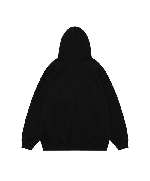 HOOK（フック）の「【HOOK】パッチワーク星刺繍パーカー（パーカー・メンズ・ライトベージュ/ブラック・XL/M/L）」の5枚目の写真