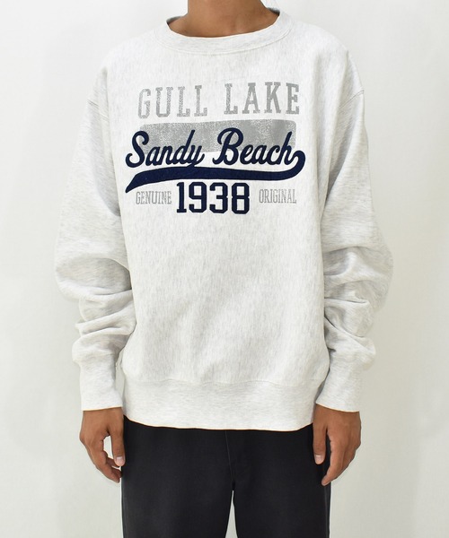 【ヴィンテージ古着】90~00's GULL LAKE Sandy Beach クルーネックスウェット リバースタイプ（スウェット）｜VINTAGE（ヴィンテージ） 7,920円