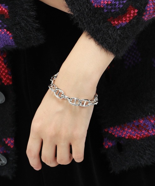 Anui(アニュイ)の「【UNISEX】チェーンブレスレット(ブレスレット・レディース・シルバー・FREE)」の2枚目の写真