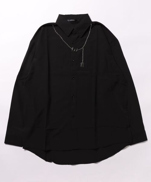 CERCA（チェルカ）の「Bling leads/シャツ（シャツ/ブラウス・メンズ・ホワイト/ブラック・FREE）」の2枚目の写真