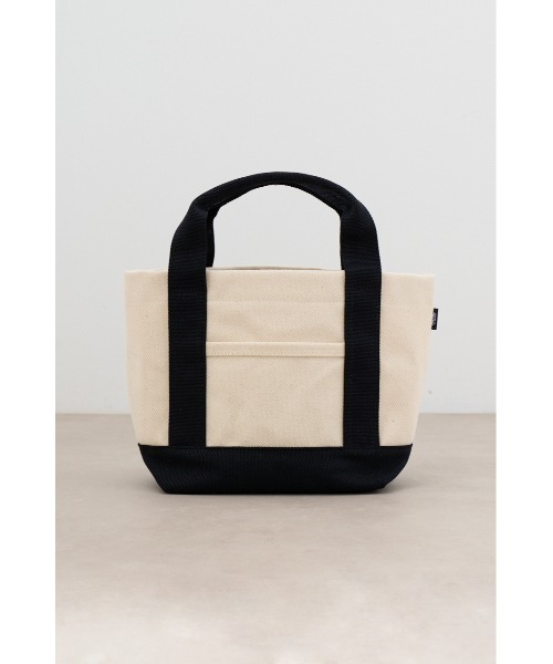 AZUL by moussy(アズールバイマウジー)の「15TH キャンバスミニトートバッグ(ショルダーバッグ・メンズ・オフホワイト/ブラック・FREE)」の17枚目の写真
