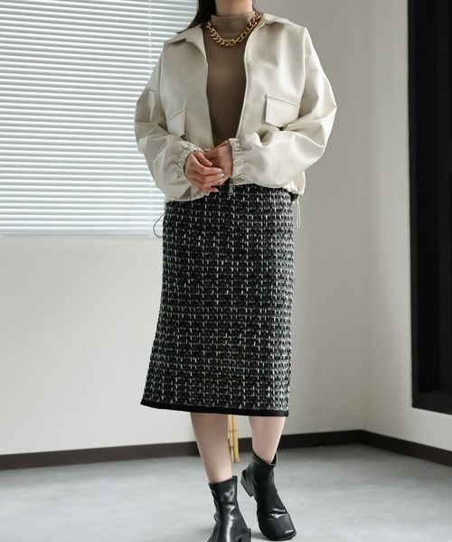 sakishimatokyo（サキシマトーキョー）の「ツイードニットスカート