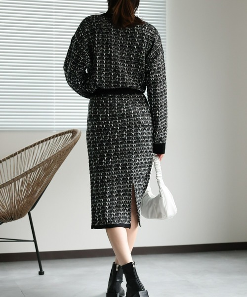 sakishimatokyo（サキシマトーキョー）の「ツイードニットスカート