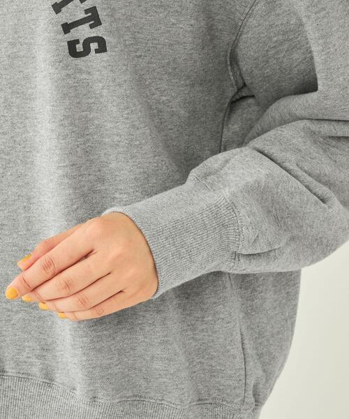 Goodwear(Since1983)（グッドウェア）の「【別注】＜Goodwear＞ロングスリーブ ロゴ スウェット プルオーバー（スウェット・レディース・ネイビー/ダークグレー/グレー・FREE）」の8枚目の写真