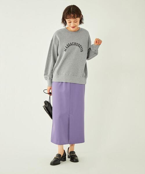 Goodwear(Since1983)（グッドウェア）の「【別注】＜Goodwear＞ロングスリーブ ロゴ スウェット プルオーバー（スウェット・レディース・ネイビー/ダークグレー/グレー・FREE）」の12枚目の写真