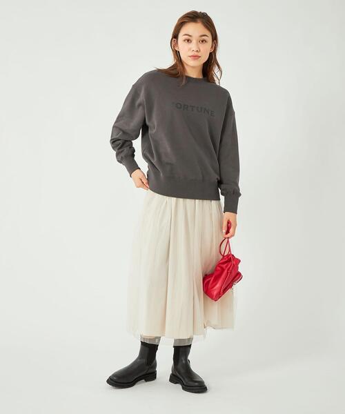 Goodwear(Since1983)（グッドウェア）の「【別注】＜Goodwear＞ロングスリーブ ロゴ スウェット プルオーバー（スウェット・レディース・ネイビー/ダークグレー/グレー・FREE）」の19枚目の写真