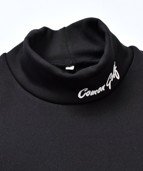 裏起毛 防寒 モックネック ゴルフウェアインナーシャツ（ゴルフグッズ