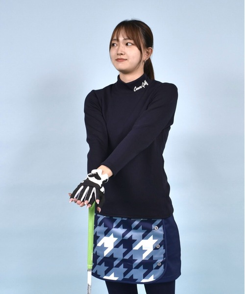 裏起毛 防寒 モックネック ゴルフウェアインナーシャツ（ゴルフ