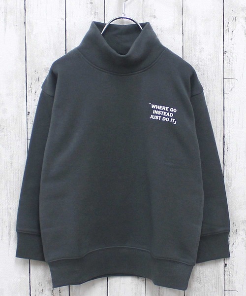 セール】裏起毛 タートルネックオーバーサイズトレーナー（スウェット