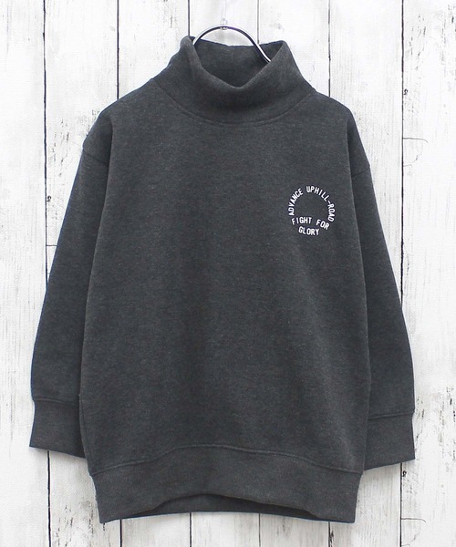 セール】裏起毛 タートルネックオーバーサイズトレーナー（スウェット