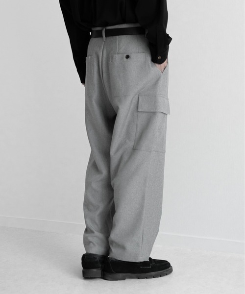 EDDEN ELLEN(エデンエレン)の「【EDDEN ELLEN】メランジTRカーゴスラックス(カーゴパンツ・メンズ・グレー/ブラック/ブラウン・SMALL/MEDIUM/LARGE)」の14枚目の写真