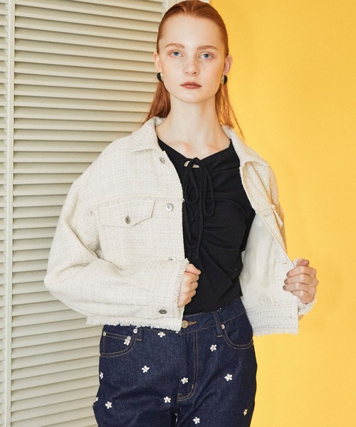 ELLEgirl（エルガール）の「2wayバックオープンロンT【ELLEgirl/エル ガール】（Tシャツ/カットソー・レディース・ブルー/ブラック/グリーン/オレンジ・FREE）」の11枚目の写真