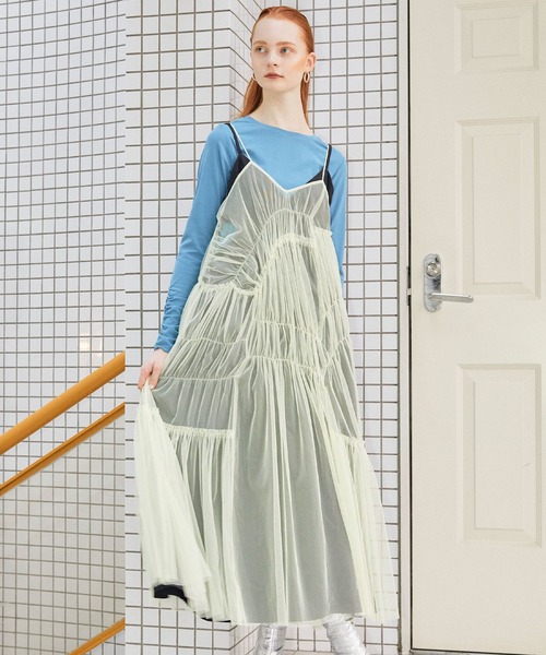 ELLEgirl（エルガール）の「2wayバックオープンロンT【ELLEgirl/エル ガール】（Tシャツ/カットソー・レディース・ブルー/ブラック/グリーン/オレンジ・FREE）」の17枚目の写真