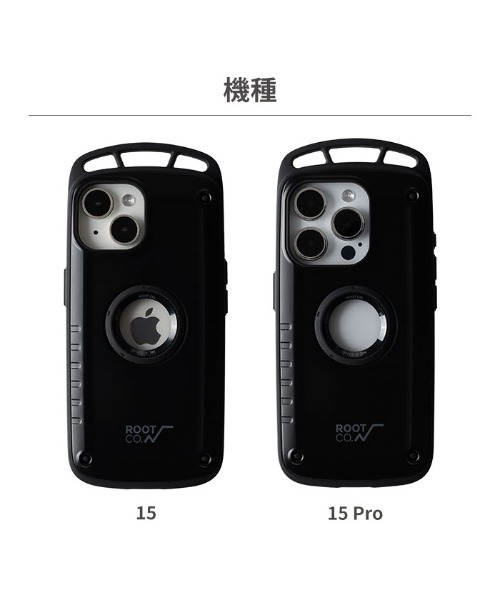 iPhone 15/15 Pro 専用 ROOT CO. GRAVITY Shock Resist Case Pro