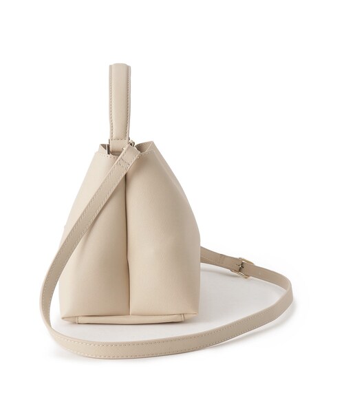 OPAQUE.CLIP（オペークドットクリップ）の「◆【通勤・セレモニー対応/2WAY】ミドルワンハンドルバッグ（ショルダーバッグ・レディース・ベージュ/ブラック/グレー・00）」の10枚目の写真