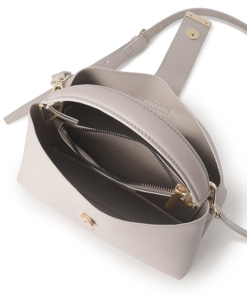 OPAQUE.CLIP（オペークドットクリップ）の「◆【通勤・セレモニー対応/2WAY】ミドルワンハンドルバッグ（ショルダーバッグ・レディース・ベージュ/ブラック/グレー・00）」の13枚目の写真