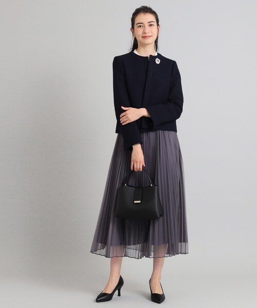 OPAQUE.CLIP（オペークドットクリップ）の「◆【通勤・セレモニー対応/2WAY】ミドルワンハンドルバッグ（ショルダーバッグ・レディース・ベージュ/ブラック/グレー・00）」の21枚目の写真