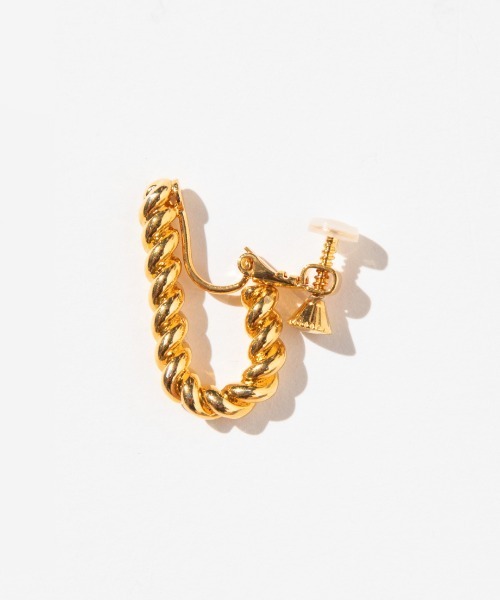 WCJ（ダブルシージェイ）の「ツイストイヤリング（イヤリング・レディース・ゴールド/シルバー・FREE）」の5枚目の写真