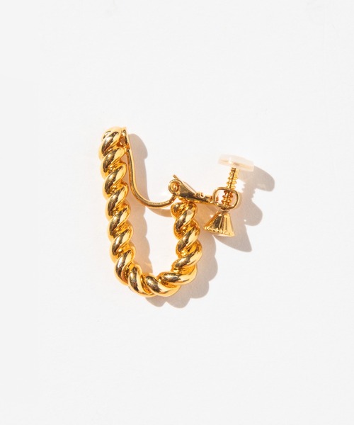 WCJ（ダブルシージェイ）の「ツイストイヤリング（イヤリング・レディース・ゴールド/シルバー・FREE）」の12枚目の写真