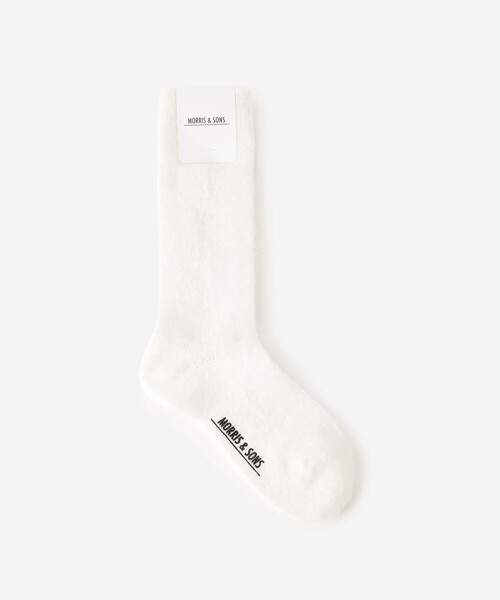 Morris & Sons(モリスアンドサンズ)の「MORRIS & SONS | モヘヤリブソックス WOMEN(ソックス/靴下・レディース・ベージュ/イエロー/ピンク/ホワイト/ブルー/グレー/パープル・WOMENS)」の1枚目の写真