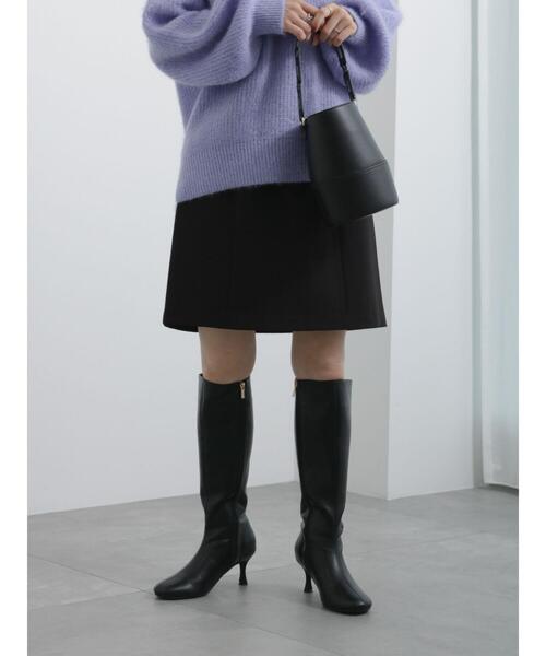 Te chichi（テチチ）の「ハイウエストミニスカート（スカート・レディース・ブラウン/ブラック・M/S）」の2枚目の写真