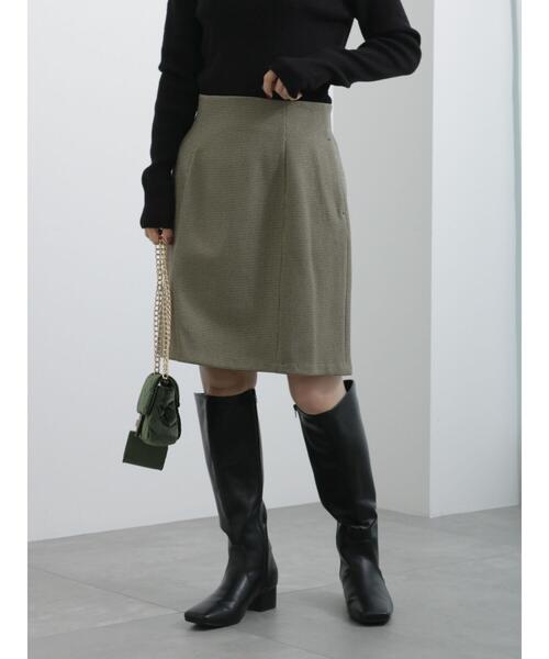 Te chichi（テチチ）の「ハイウエストミニスカート（スカート・レディース・ブラウン/ブラック・M/S）」の3枚目の写真