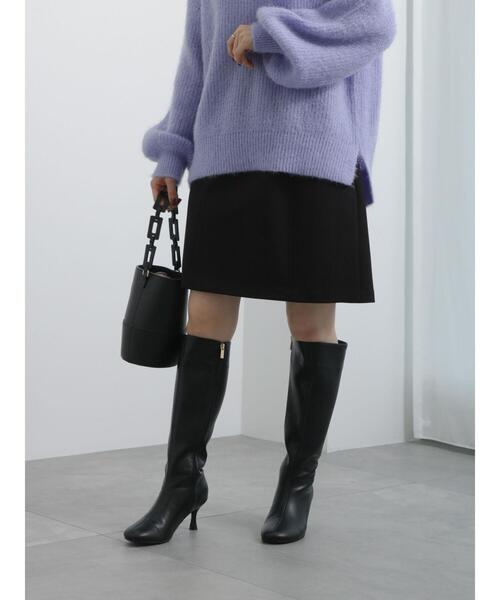 Te chichi（テチチ）の「ハイウエストミニスカート（スカート・レディース・ブラウン/ブラック・M/S）」の8枚目の写真