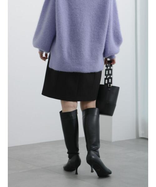 Te chichi（テチチ）の「ハイウエストミニスカート（スカート・レディース・ブラウン/ブラック・M/S）」の10枚目の写真