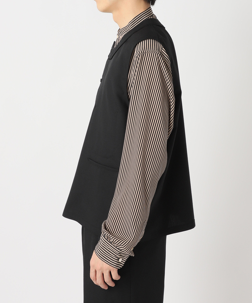 【極美品】rue de seine フレンチワークベスト 36 EDIFICE（エディフィス）の「【rue de seine / リュ ドゥ セーヌ