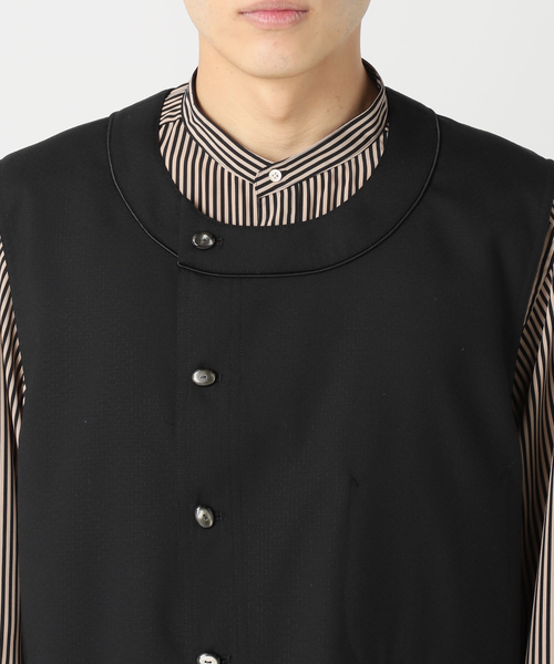 【極美品】rue de seine フレンチワークベスト 36 EDIFICE（エディフィス）の「【rue de seine / リュ ドゥ セーヌ