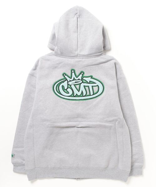 centimeter（センチメーター）の「CMT logo zip hoodie（パーカー