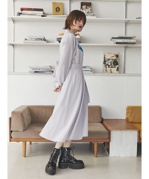 jouetie（ジュエティ）の「フラワーチャイナワンピース（ワンピース・レディース・ブラック/グレー/ピンク・MEDIUM）」の13枚目の写真