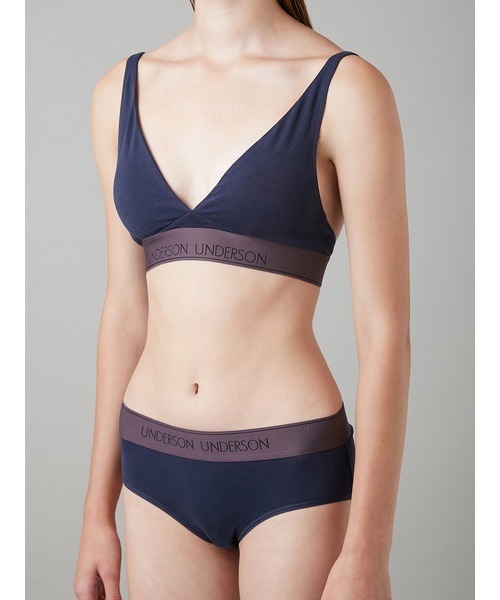 UNDERSON UNDERSON(アンダーソン アンダーソン)の「リラックスヘルシーブラ(ブラジャー・レディース・ダークネイビー/ピンクベージュ/ベージュ/ナチュラル/モカ/ブラック・1/2/0)」の18枚目の写真