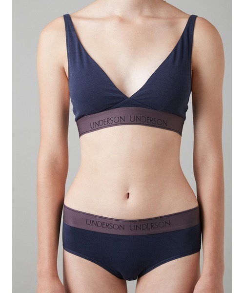 UNDERSON UNDERSON(アンダーソン アンダーソン)の「リラックスヘルシーブラ(ブラジャー・レディース・ダークネイビー/ピンクベージュ/ベージュ/ナチュラル/モカ/ブラック・1/2/0)」の21枚目の写真