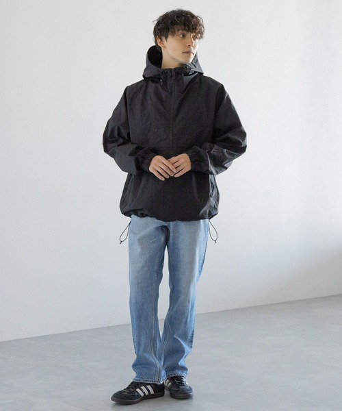 RAGEBLUE（レイジブルー）の「ルーズフィット/フラワー刺繍ワイドストレートデニムパンツ（デニムパンツ・メンズ・グレー/ブルー・SMALL/MEDIUM/LARGE）」の18枚目の写真