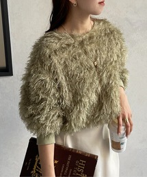 Thevon | カットジャガードフリンジプルオーバー(Tシャツ/カットソー)