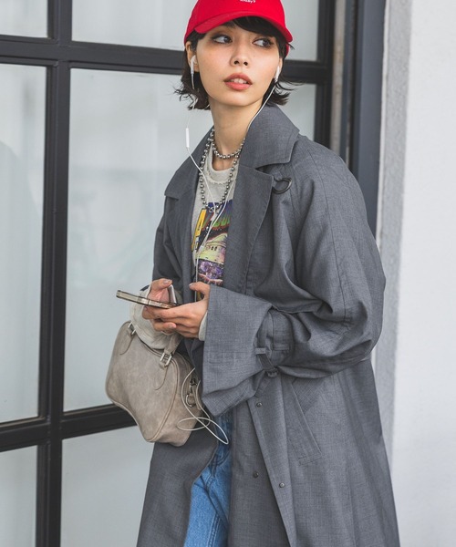 PAGEBOY(ページボーイ)の「リメイクライクショートスウェット(スウェット・レディース・ブラック/スカイブルー/オートミール・FREE)」の10枚目の写真