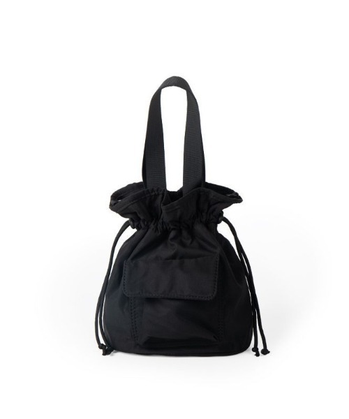 MAISON mou(メゾンムー)の「【recomend selection/セレクト】シャーリングショルダーバッグ(ショルダーバッグ・レディース・ネイビー/オフホワイト/カーキ/ブラック・FREE)」の3枚目の写真