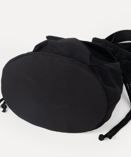 MAISON mou(メゾンムー)の「【recomend selection/セレクト】シャーリングショルダーバッグ(ショルダーバッグ・レディース・ネイビー/オフホワイト/カーキ/ブラック・FREE)」の12枚目の写真