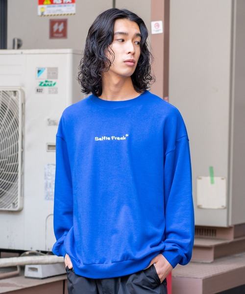 UNIIT（ユニット）の「バックプリントBIGクルー（スウェット・メンズ・ブルー系その他2/ホワイト系その他2/グレー系その他/グレー系その他2・MEDIUM/LARGE）」の20枚目の写真