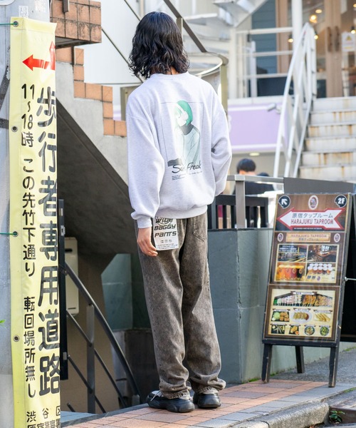 UNIIT（ユニット）の「バックプリントBIGクルー（スウェット・メンズ・ブルー系その他2/ホワイト系その他2/グレー系その他/グレー系その他2・MEDIUM/LARGE）」の11枚目の写真