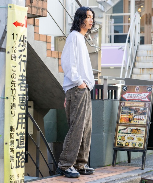 UNIIT（ユニット）の「バックプリントBIGクルー（スウェット・メンズ・ブルー系その他2/ホワイト系その他2/グレー系その他/グレー系その他2・MEDIUM/LARGE）」の18枚目の写真