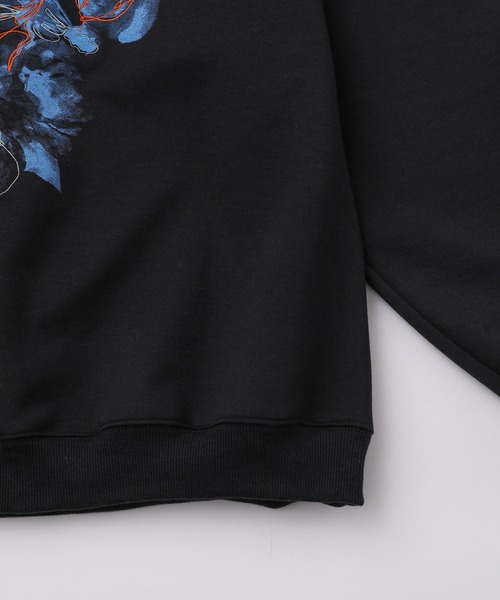 JUNRED(ジュンレッド)の「フラワーレイヤードワイドプルオーバー(Tシャツ/カットソー・メンズ・ホワイト/ブラック・L/M/S)」の13枚目の写真