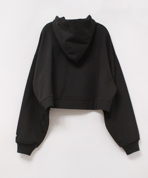 RNA（アールエヌエー）の「M2198 ショートフーディー（パーカー・レディース・ブラック/ホワイト/ライム・MEDIUM）」の16枚目の写真