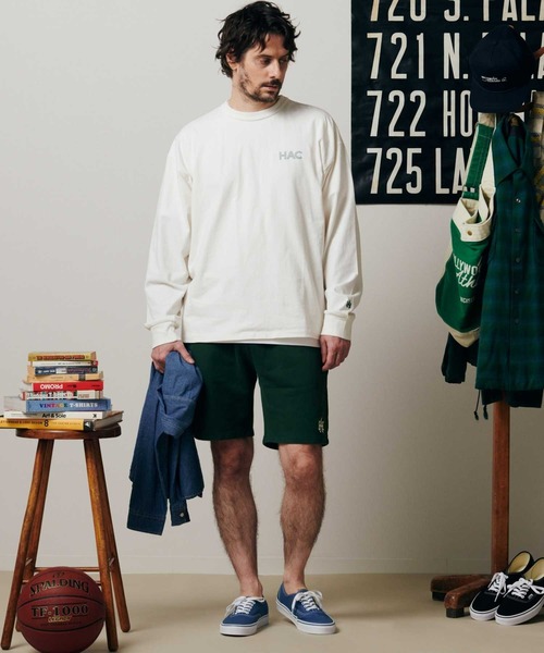 Right-on（ライトオン）の「【Hollywood athletic co】バックプリントロングTシャツ（Tシャツ/カットソー・メンズ・ホワイト/グリーン・XL/L/M）」の12枚目の写真