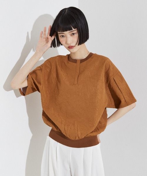 シワ加工 リンクル Tシャツ NOMINE tシャツ シワ加工 リンクル Tシャツ レディース