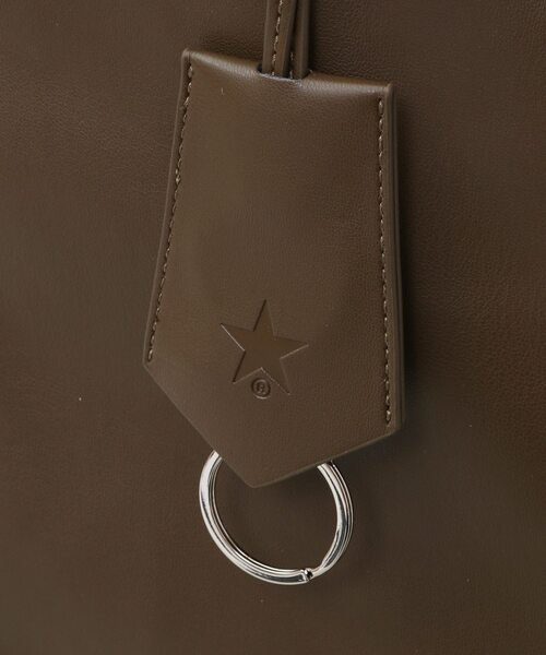 CONVERSE TOKYO（コンバーストウキョウ）の「CANVAS GATHERED TOTE BAG（トートバッグ・レディース・ブラック系その他/ブラック/ベージュ/グリーン系その他・FREE）」の9枚目の写真