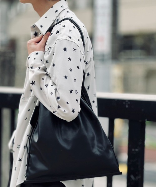 CONVERSE TOKYO（コンバーストウキョウ）の「CANVAS GATHERED TOTE BAG（トートバッグ・レディース・ブラック系その他/ブラック/ベージュ/グリーン系その他・FREE）」の5枚目の写真