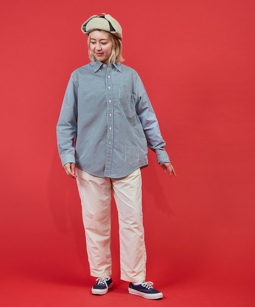 BURLAP OUTFITTER（バーラップアウトフィッター）の「GENERAL B.D. SHIRT PRINTED / ジェネラル ボタンダウン シャツ（シャツ/ブラウス・メンズ・チャコールグレー/ブルー・LARGE/MEDIUM/X-LARGE/SMALL）」の12枚目の写真